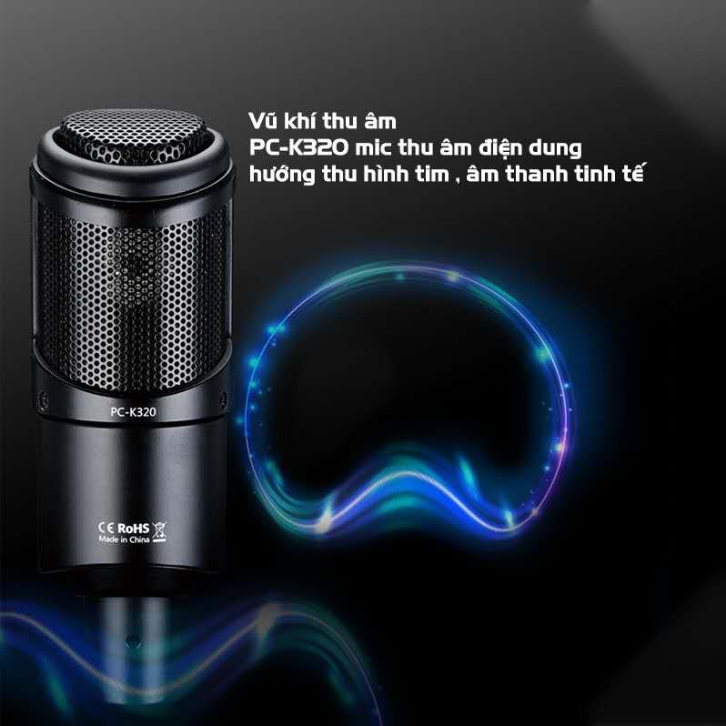 Mic Thu Âm Livestream Hát Karaoke Chuyên Nghiệp Takstar PC-K320 Chính Hãng Cao Cấp Bảo Hành 1 Năm