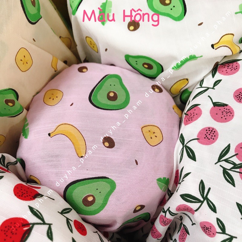 🥑VẢI TƠ PHÁP HÌNH BƠ CHUỐI CUTE🥑