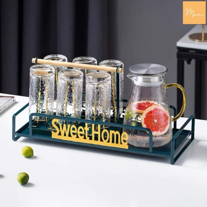 Khay trà ấm chén SWEETHOME hàng cao cấp