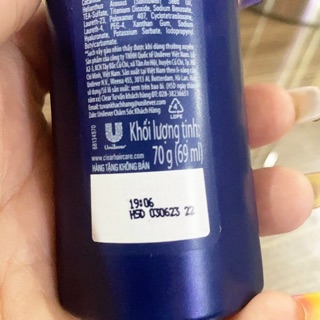 DẦU GỘI MINI CHO MÙA DU LỊCH 70ml