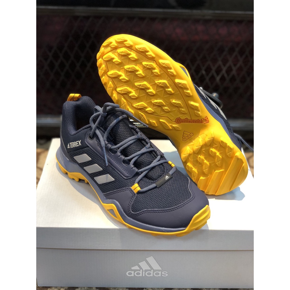 Giày Adidas Nam thể thao địa hình Terrex Hiking Mã AD009 màu đen vàng size 41