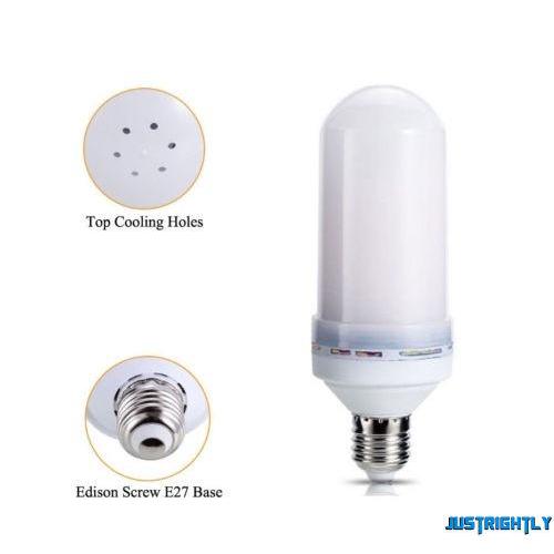 Đèn Led E27 Tạo Hiệu Ứng Ngọn Lửa Trang Trí Giáng Sinh