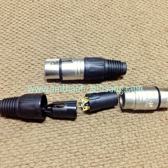 Jack canon cái Neutrik chân vàng 01 cái rắc Neutrik âm thanh chuyên nghiệp