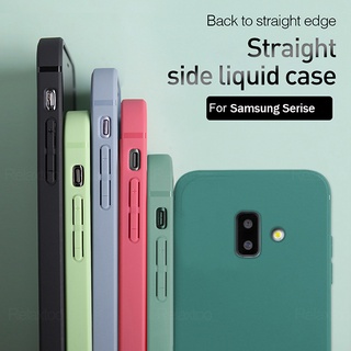  Ốp Điện Thoại Dẻo Vuông Màu Macaron Cho Samsung Galaxy J6 Plus J4 Prime J6 + J4 Plus J4 + J5 J7 J3 Pro 2017 J330 J530 J730 