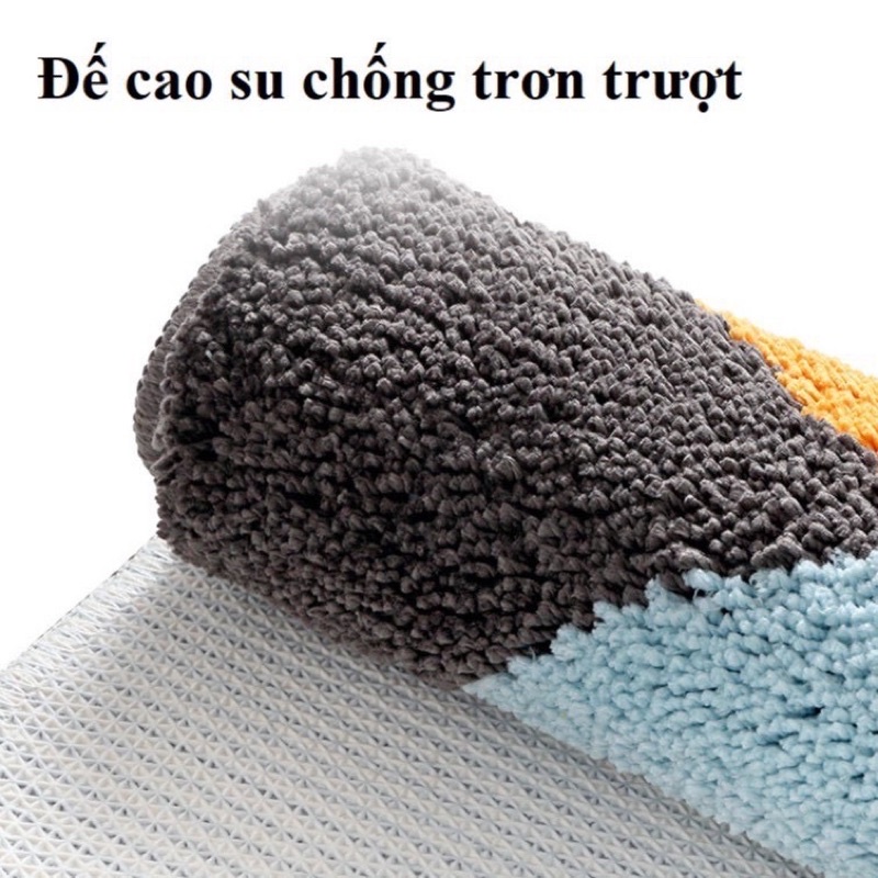 THẢM CHÙI CHÂN LÔNG CƯU 3D SIÊU THẤM HÚT, CÓ ĐẾ CHỐNG TRƯỢT