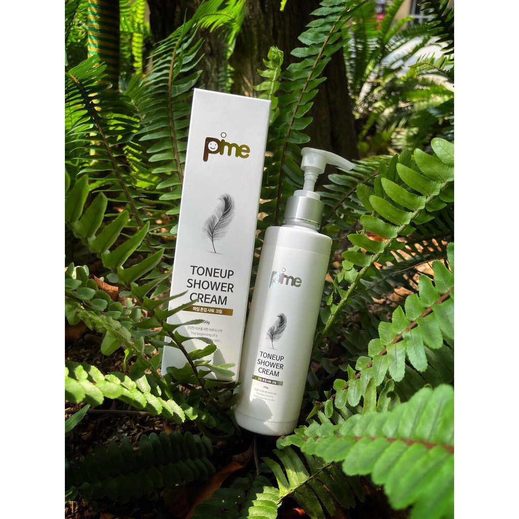 Kem dưỡng ủ trắng pime toneup shower cream