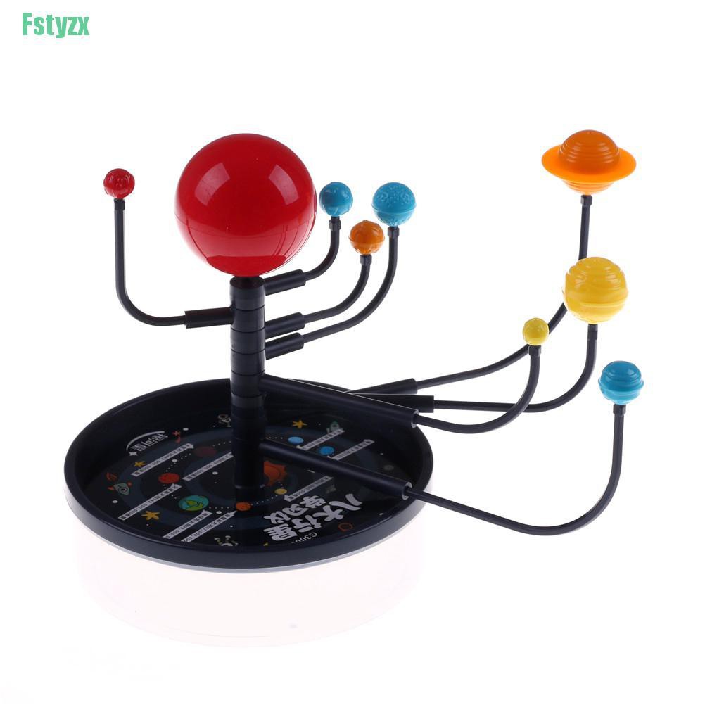 fstyzx Kid's Educational Toy Explore Nine Planets in Solar System Teaching Toys Gift