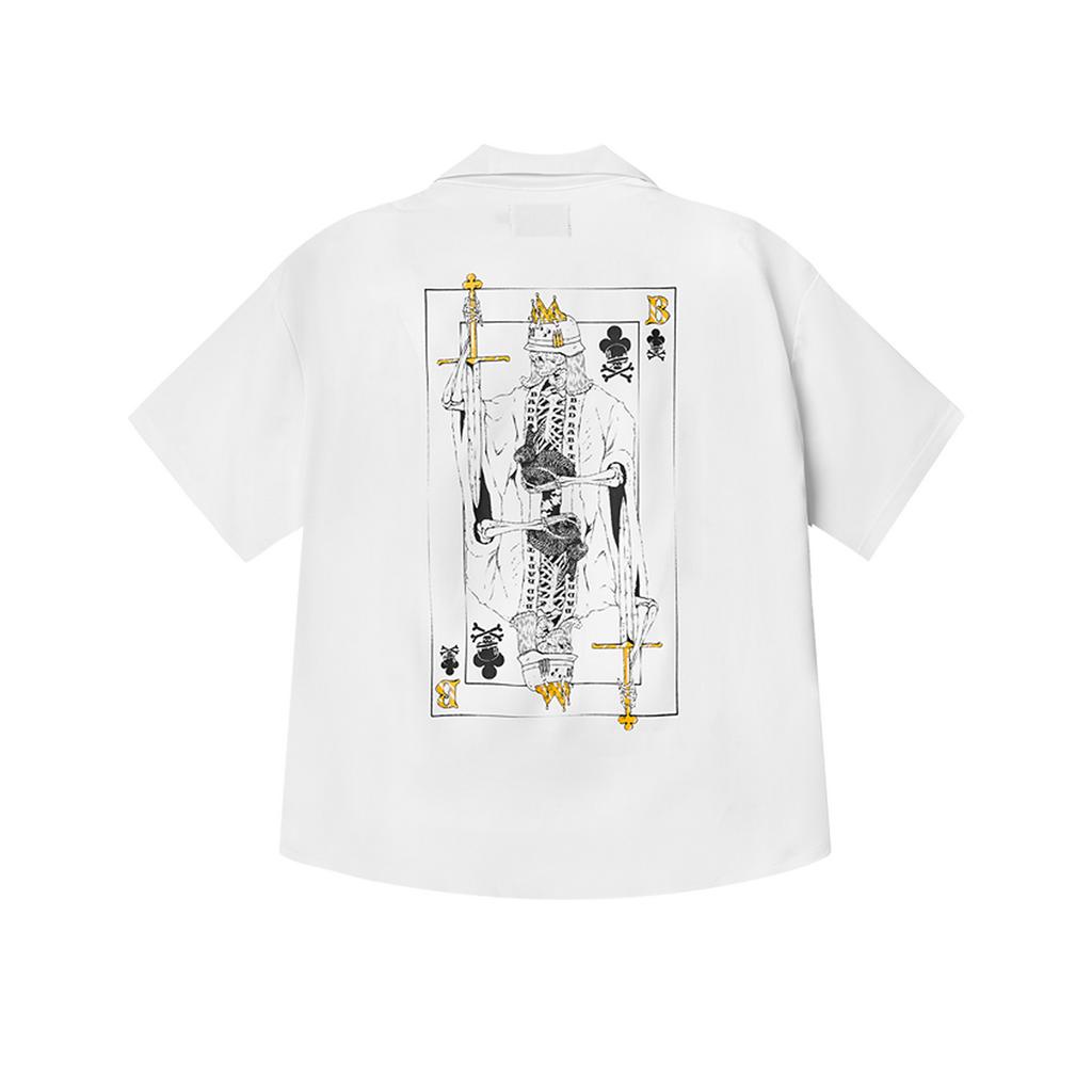 Áo Sơ Mi Unisex Bad Habits KING CARD Shirt - Local Brand Chính Hãng