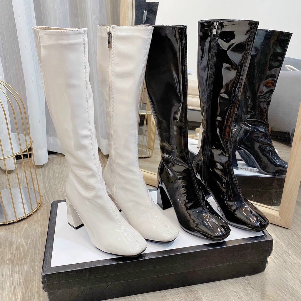 Bốt đùi bóng 7 phân sang chảnh