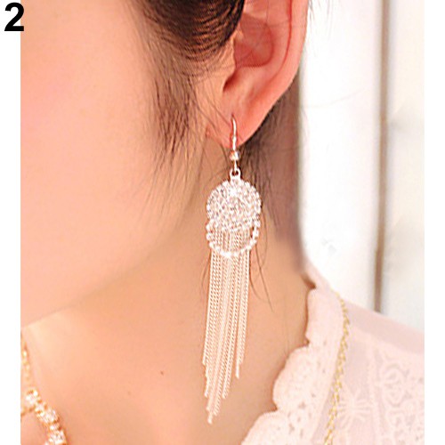 Khuyên Tai Chuỗi Tua Rua