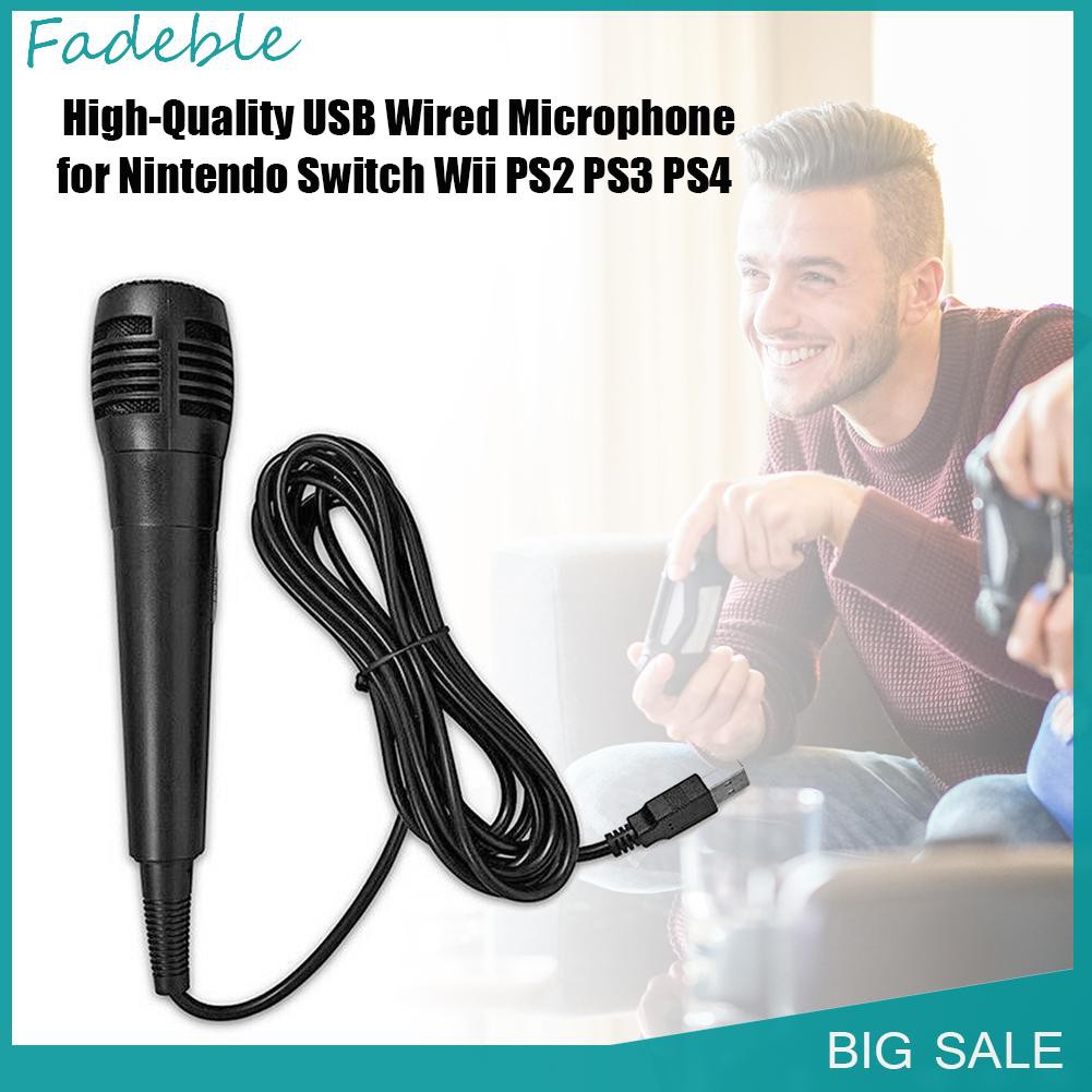 Micro Usb Karaoke Cho Nintendo Switch Wii Wii U Ps4 Ps3 Xbox One Pc