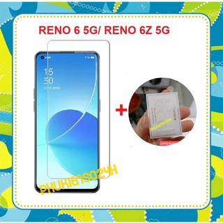 OPPO Reno 7 Reno 7 Z Reno 6 5G Reno6 Z 5G - Combo Kính cường lực trong suốt không full màn + Cụm bảo vệ camera TRONG xịn