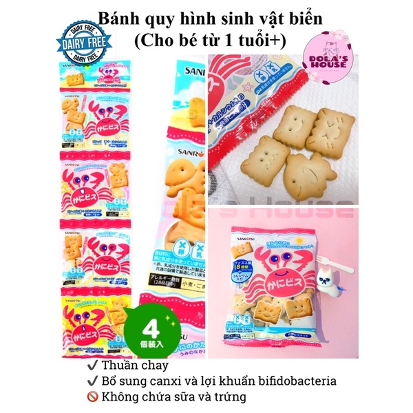 BÁNH QUY SINH VẬT BIỂN - THUẦN CHAY