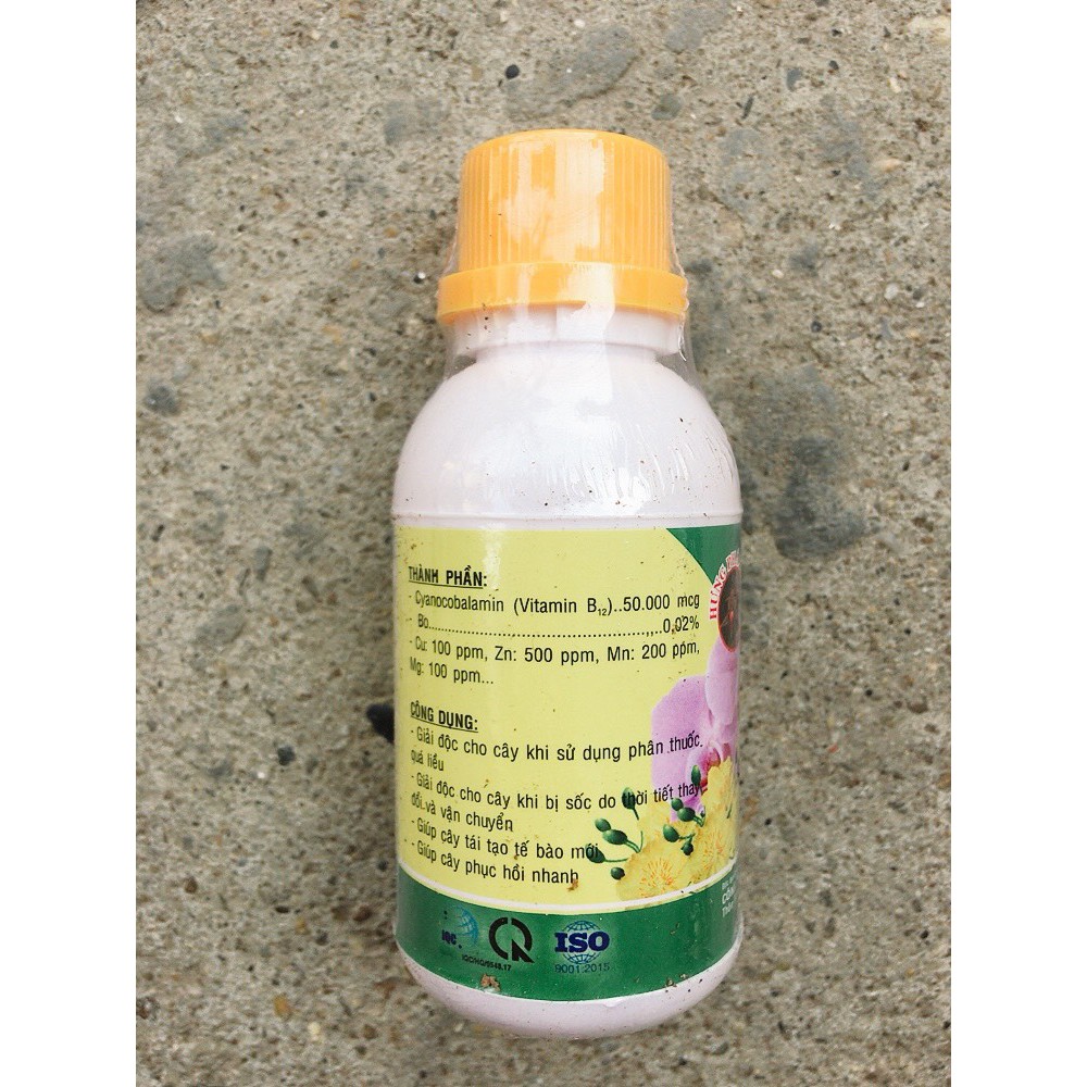 Vitamin B12 cho lan, cây cảnh 100ml Giải độc cây- Tái tạo tế bào (Hưng Phát Điền)