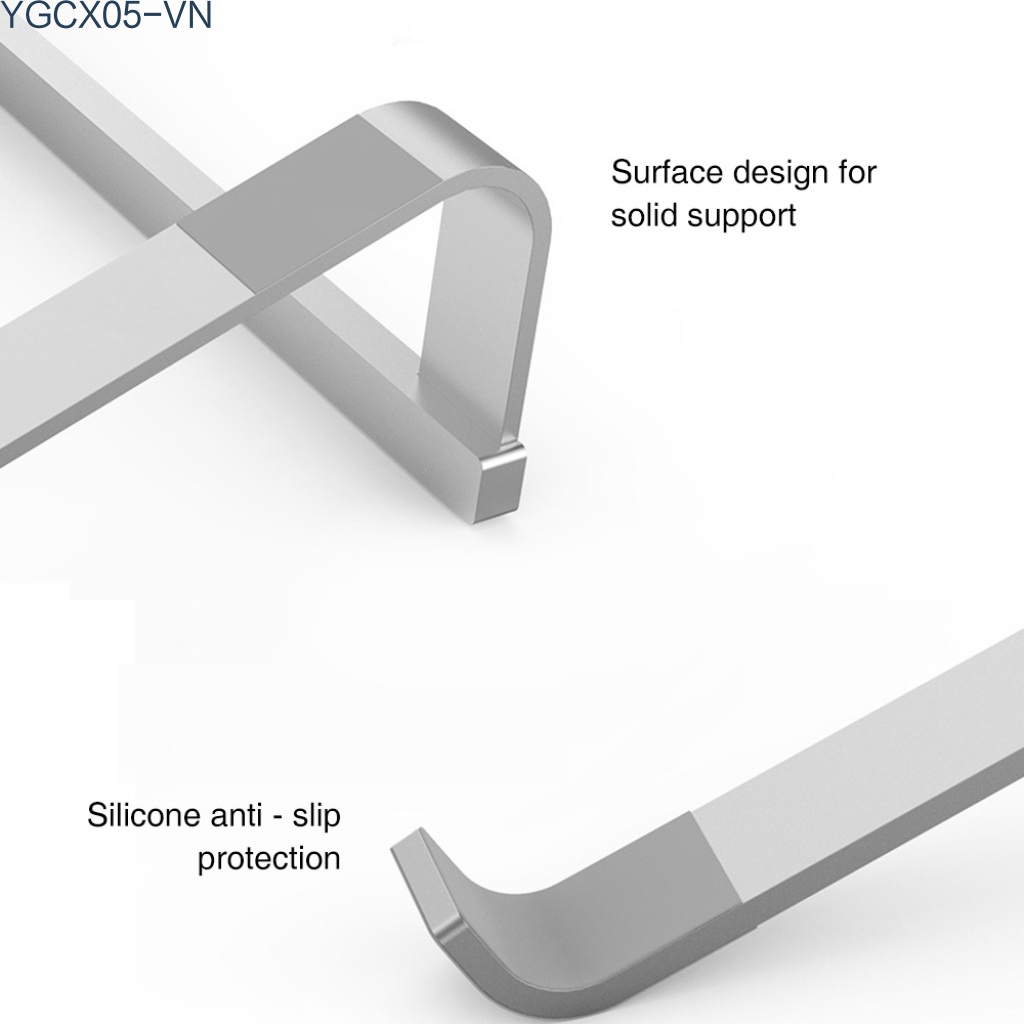 Giá Đỡ Laptop / Máy Tính Bảng Bằng Nhôm Có Thể Điều Chỉnh Kích Thước 11x17inch | BigBuy360 - bigbuy360.vn