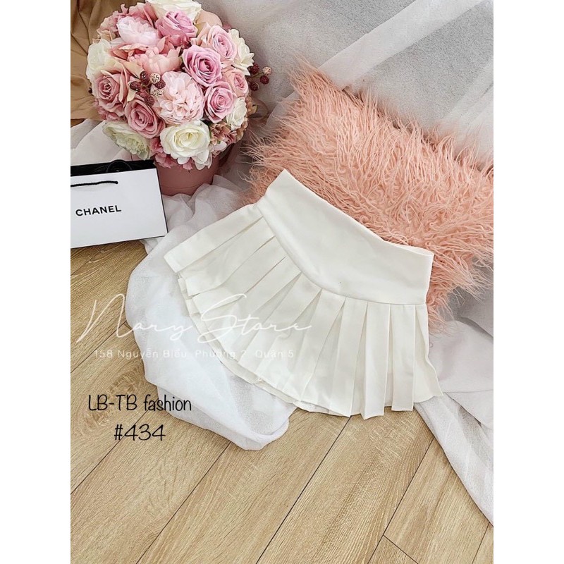 [ Mã FAGREEN55 giảm 10% tối đa 30K đơn 99K] CHÂN VÁY XẾP LY XOÈ NGẮN MS11929 | BigBuy360 - bigbuy360.vn