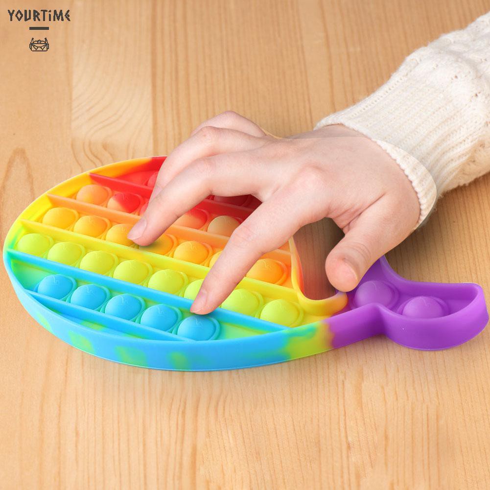 Đồ chơi đẩy bong bóng hoạt hình vui nhộn giảm căng thẳng