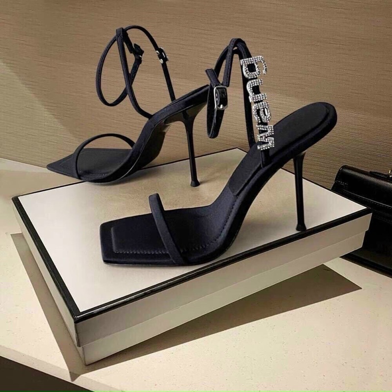 Sandal alxd wang quai mảnh gót siêu cao fullbox qccc