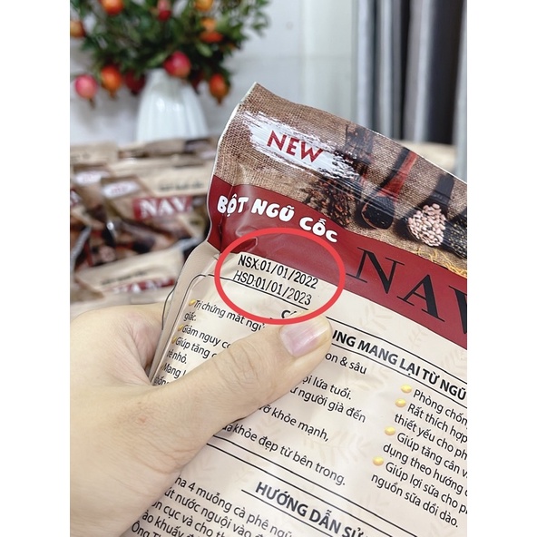 Ngũ cốc Navan 7 vị gia truyền - Lợi sữa cho mẹ, bé nhanh tăng cân