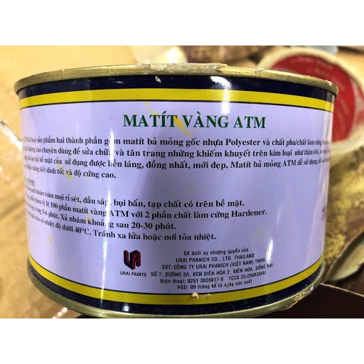 [Lon 1kg] Bột trét đa năng Matit - 2 thành phần