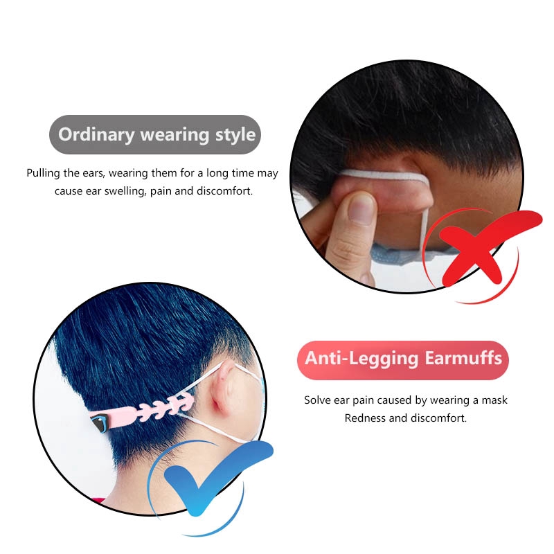 Kẹp Gắn Khẩu Trang Chống Trượt Có Thể Điều Chỉnh Tiện Lợi