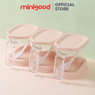 Bộ hộp đựng gia vị 3 cái minigood
