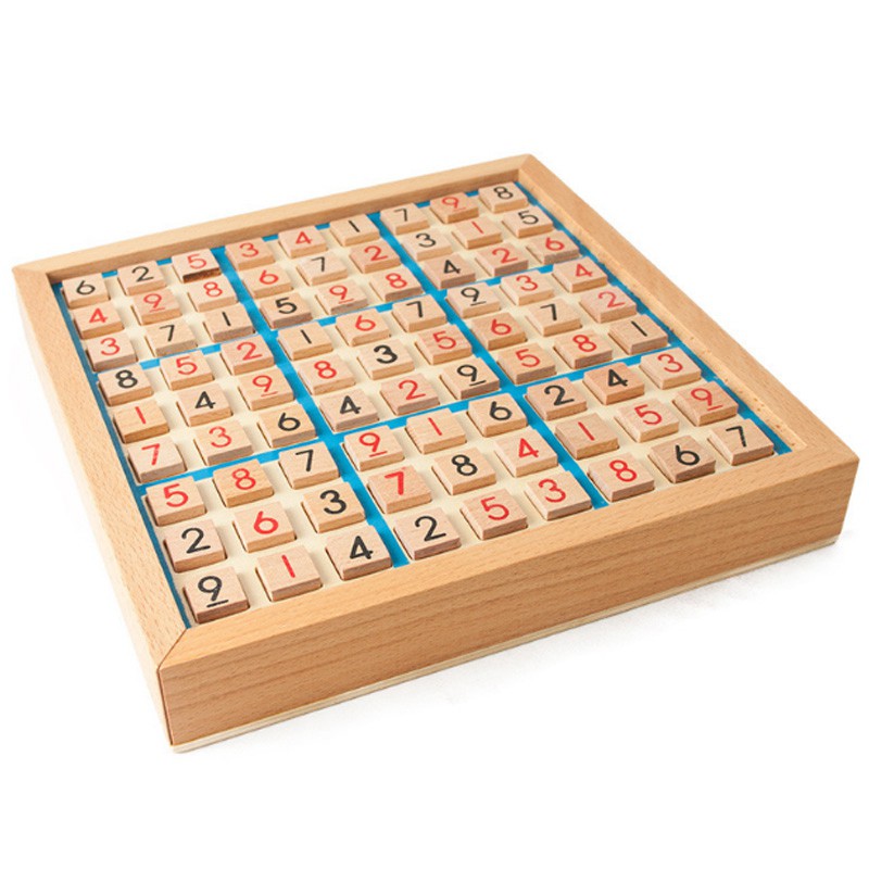 Bộ Bàn Cờ Sudoku 1 Đến 9 Bằng Gỗ