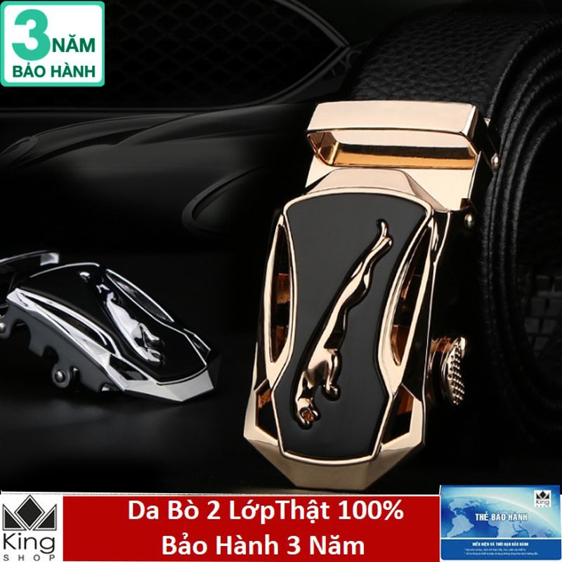 Thắt Lưng Dây Nịt Nam Da Bò 2 Lớp Khóa Tự Động Cao Cấp B3 - Đồ Da Kingshop - Bảo hành 3 năm
