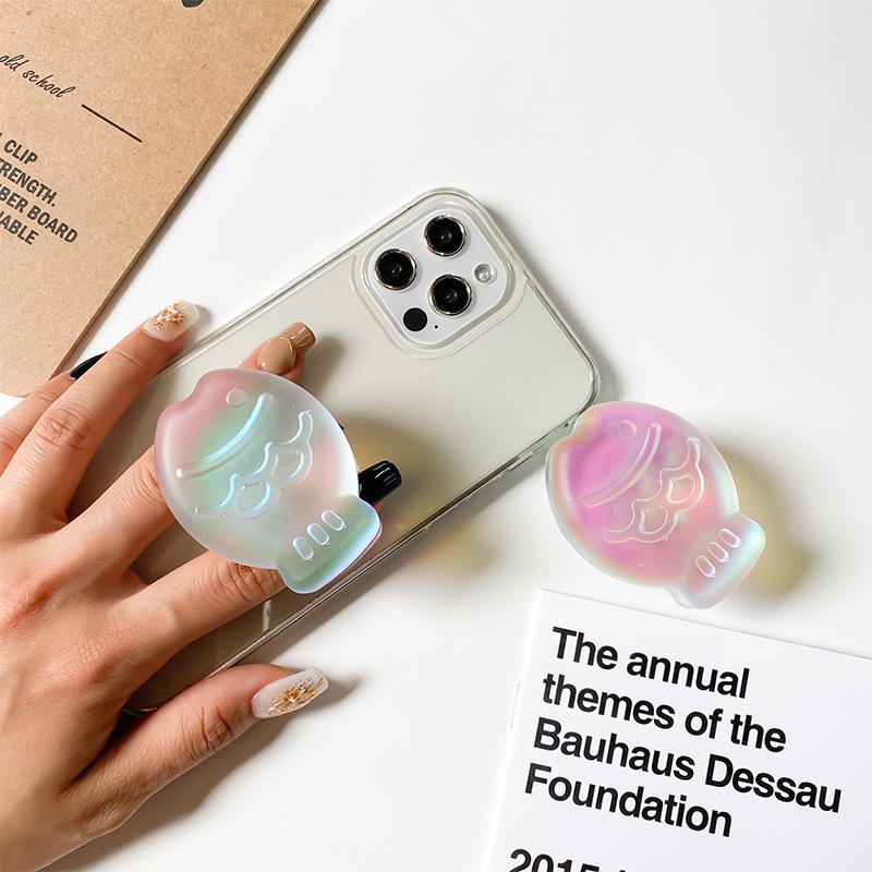 Giá Đỡ Điện Thoại Mini Hình Cá 3D Bằng Pha Lê Xinh Xắn