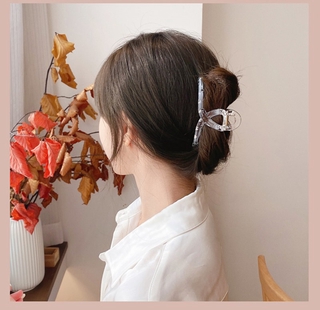 Kẹp gắp tóc bằng nhựa đơn giản thời trang