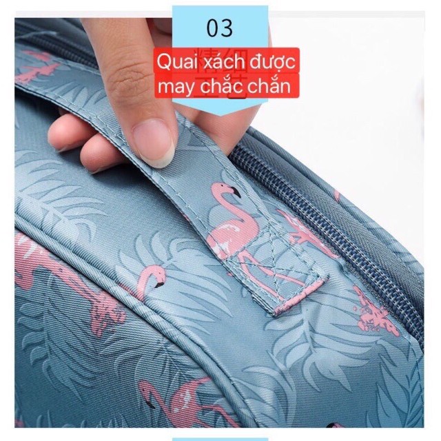 [CUTE] Túi Đựng Mỹ Phẩm, Đồ Trang Điểm Phụ Kiện Tiện Ích Chống Nước- TRAVEL