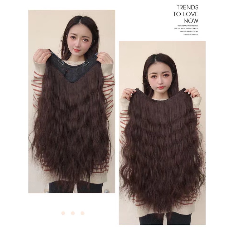 Tóc Giả Loại Lượn Sóng Lớn Và Nhỏ Xinh Xắn Gợn Sóng Dùng Để Hóa Trang