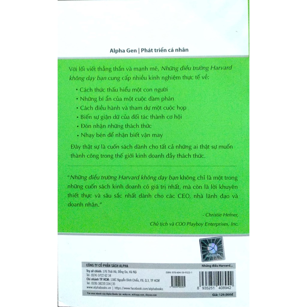 Sách - Những điều trường Harvard không dạy bạn