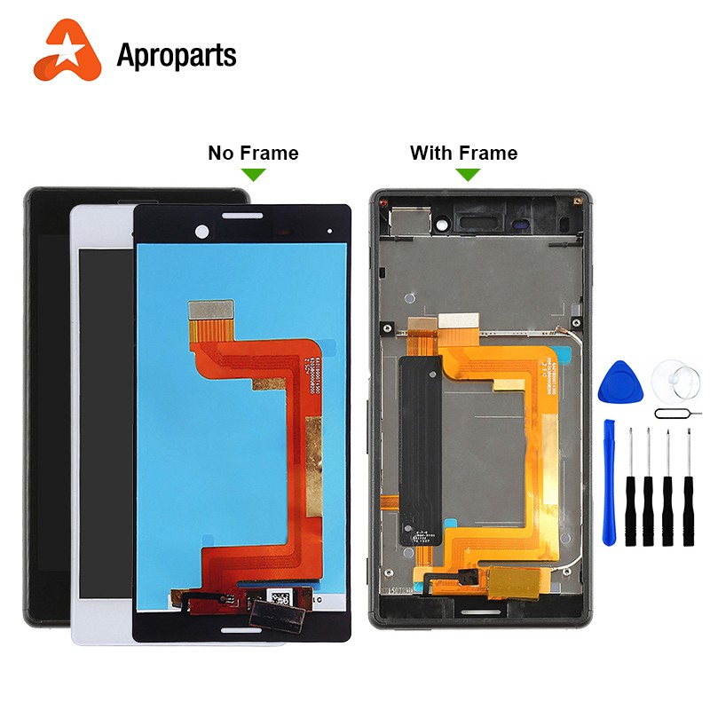 Màn hình gốc cho màn hình LCD Sony Xperia M4 Màn hình cảm ứng lắp ráp 5.0 "Thay thế Đối với Sony M4 Aqua E2303 E2303