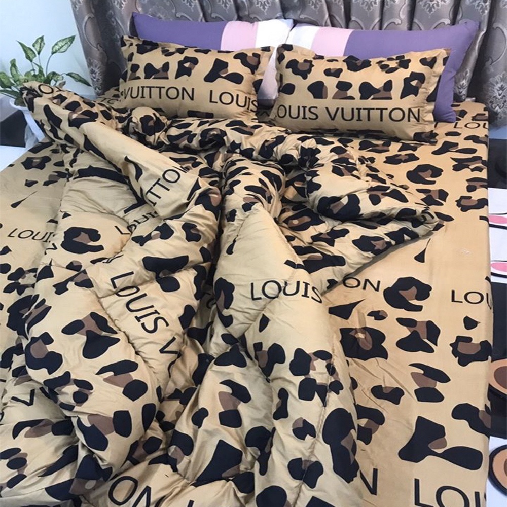 [Chăn Phao] Set 5 Bộ Chăn Phao Ga Gối COTTON Poly nhiều mẫu Lựa Chọn [ Chăn phao + Ga chun + 2 Vỏ gối + Vỏ ôm ]