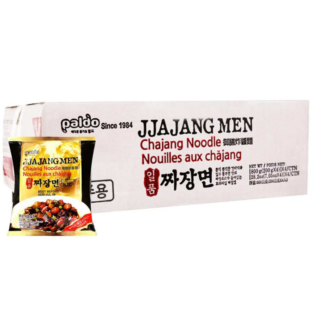 .. Thùng 16 gói mì trộn tương đen Paldo Jjajangmen 200g ....