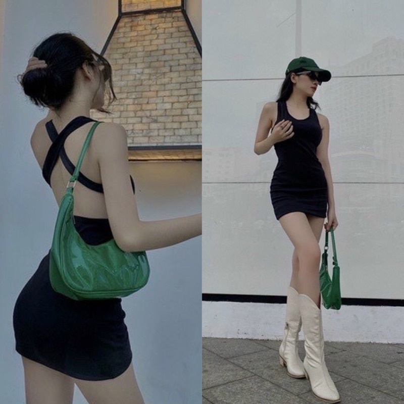 💋ĐẦM BODY GÂN CHÉO CỔ ( có Feedback cuối)