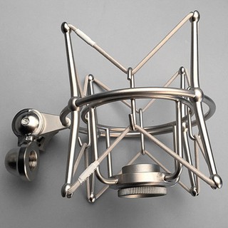 {NM}Recording Studio Shockmount Clip Microphone Stand Shock Mount for Broadcast Computer Mic Holder