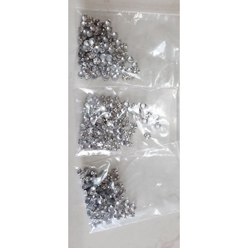 100 hạt đá xoàn xịn 3mm kết trang trí lấp lánh