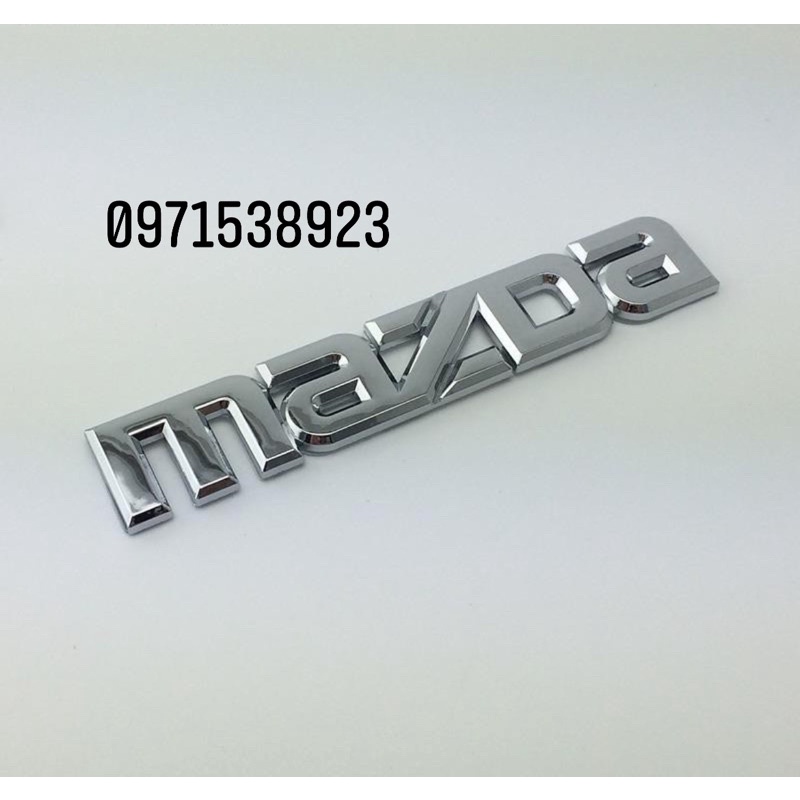 Logo MAZDA 323, 2, 3, 6 dán thân xe hàng cao cấp
