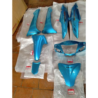 BỘ VỎ WAVE A XANH NGỌC 2017-2020 RIÊNG NHƯA MÀU