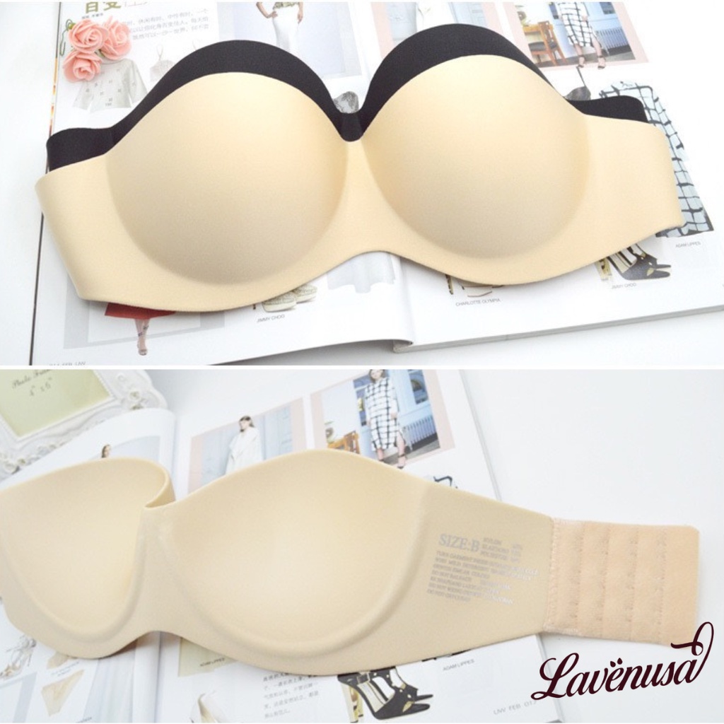 Áo lót nữ không dây mặc áo hở lưng hở vai có gọng nâng ngực LAVENUSA AL58