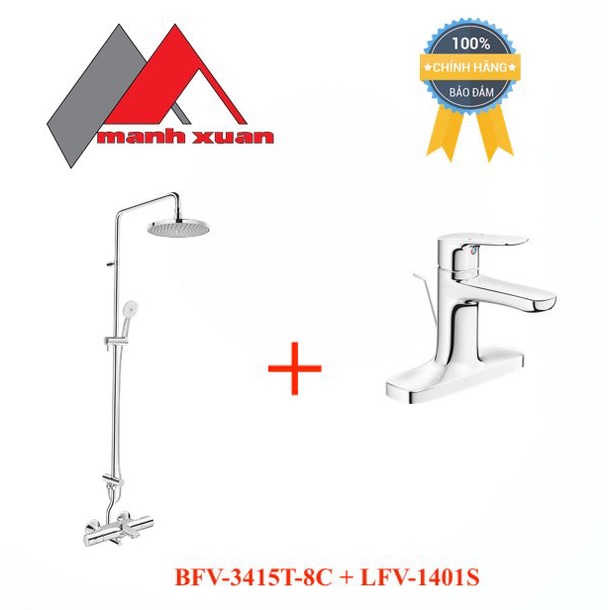 Combo trọn bộ INAX BFV-3415T-8C + LFV-1401S