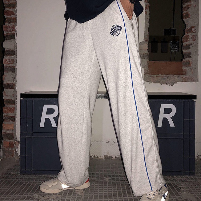 Quần Suông Ống Rộng - Quần Thun Unisex Dáng Thể Thao Cạp Chun Năng Động Siêu Xinh