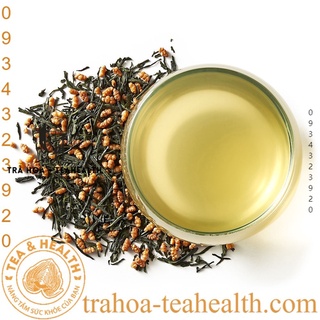50GR Trà xanh gạo lứt genmaicha - được chia thành 10 gói nhỏ 1 lần dùng