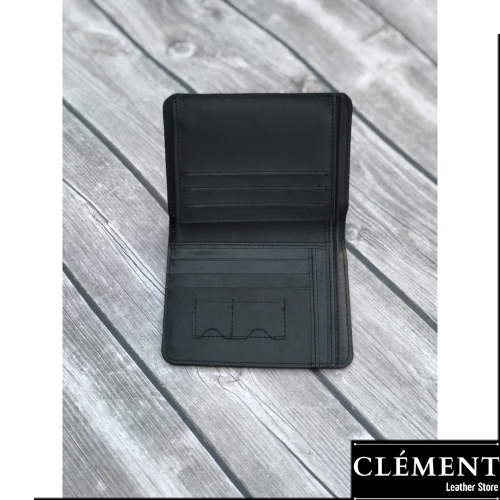 Ví da nam cao cấp, bóp ví nam da bò thật Clément – CM026 - BH 12 tháng - Full box