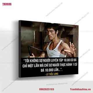 Tranh slogan '' Lý Tiểu Long