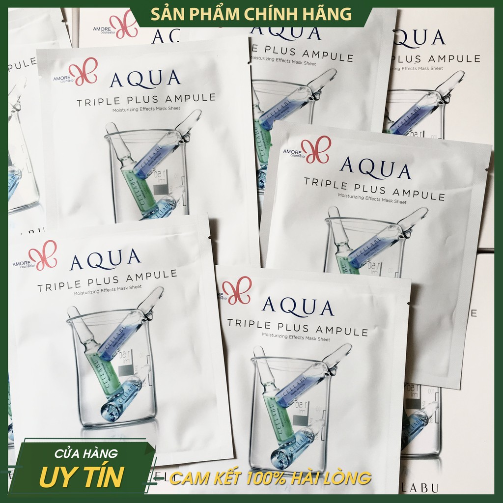 MẶT NẠ AQUA DƯỠNG TRẮNG AMOREPACIFIC TRIPLE PLUS AMPULE CELLABU