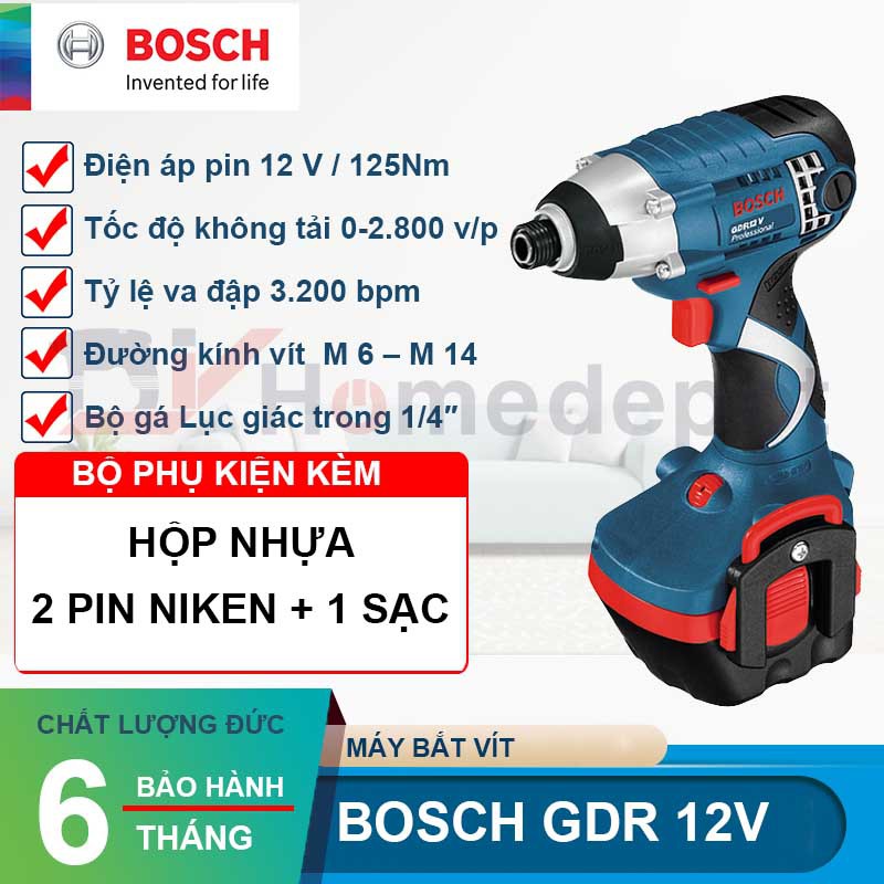 Máy vặn vít Bosch GDR-12V