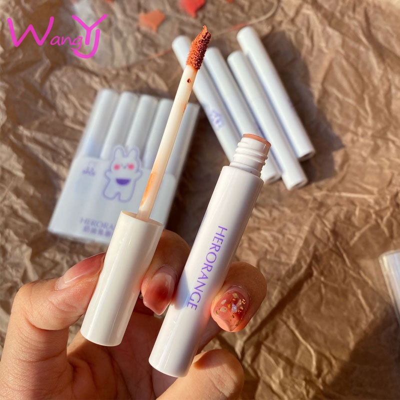 [Hàng mới về] Set 5 son môi HERORANGE vỏ họa tiết thỏ đáng yêu